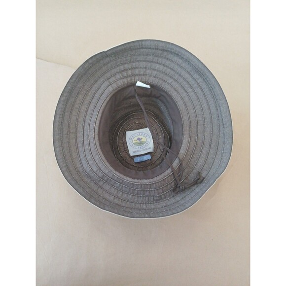 Wallaroo Breton Striped Brown Women's Packable Hat One Size - Picture 4 of 4